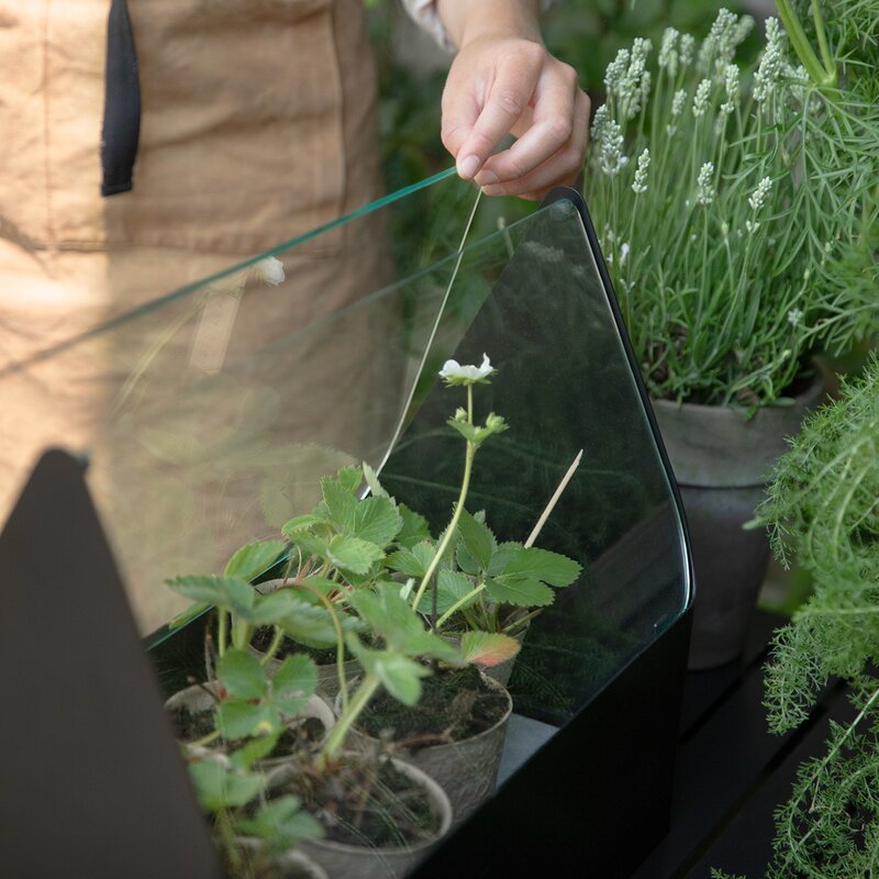 Simply Grow minidrivhus 20x42x32cm svart