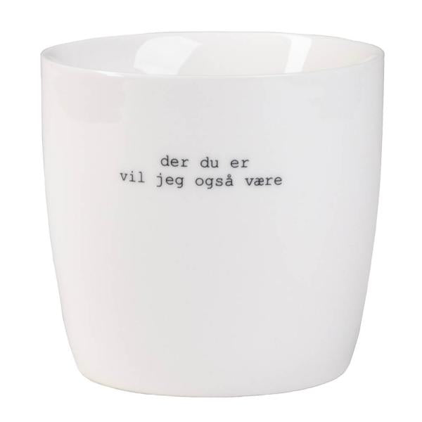 Krus der du er 30 cl hvit