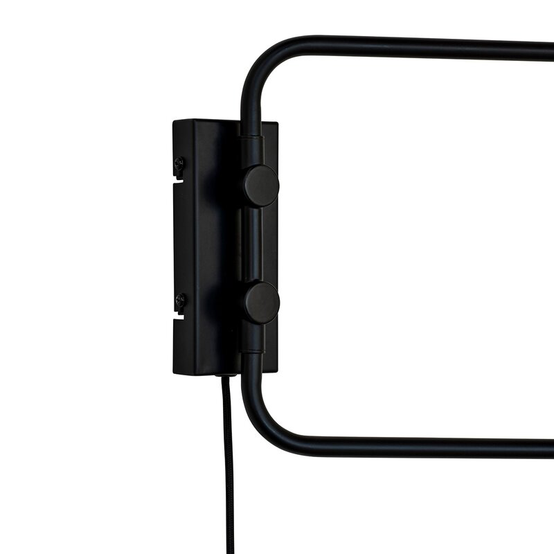 Cale vegglampe 46 cm svart