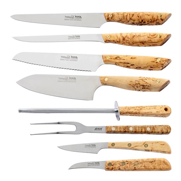 Gourmet knivsett 8 deler tre