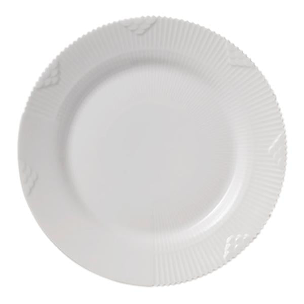White Elements tallerken flat 19 cm