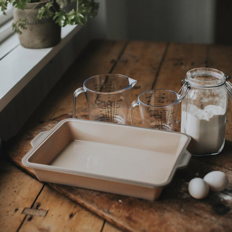 Cookie bakeform 40x26x6 cm beige