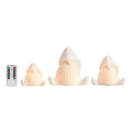 Miles figur nisse 15,4 cm 3 stk hvit