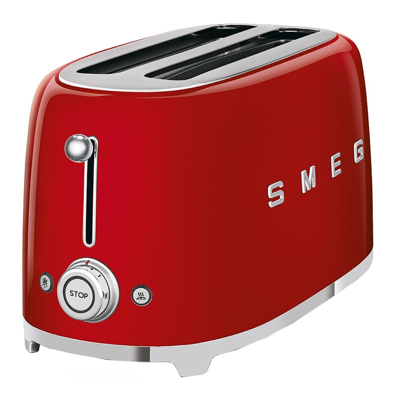Brødrister TSF02 4 skiver rød