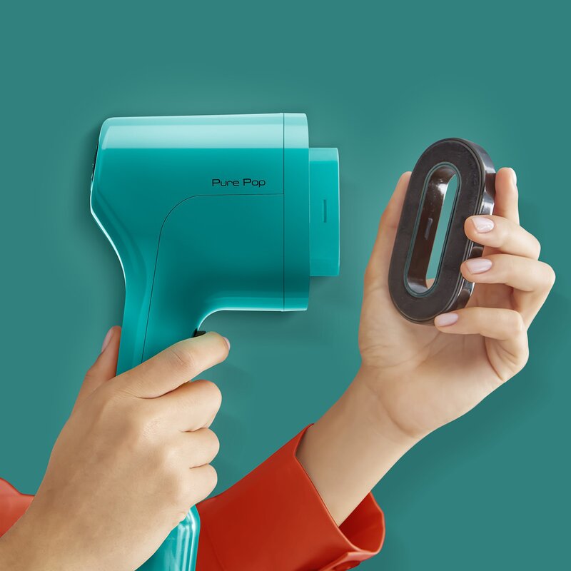 Pure Pop håndholdt steamer DT2024E1 grønn