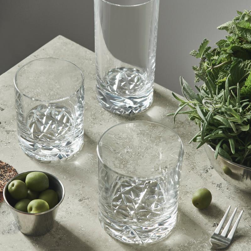 Carat old fashioned glass 21 cl 2 stk klar
