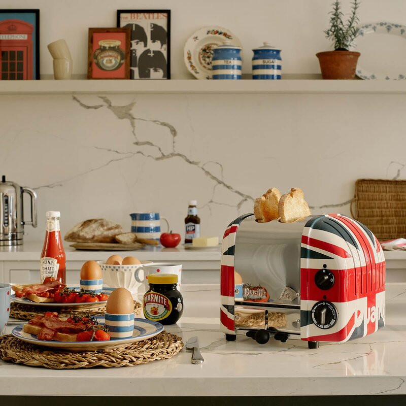 Classic brødrister 2 skiver union jack