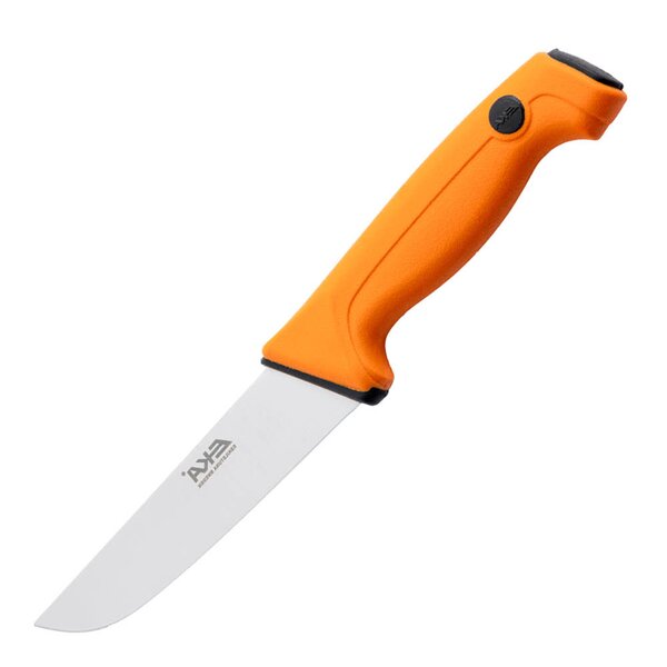 Pro slaktekniv m/bredt blad 15 cm oransje