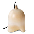 Klem lampe medium 28 cm pearl