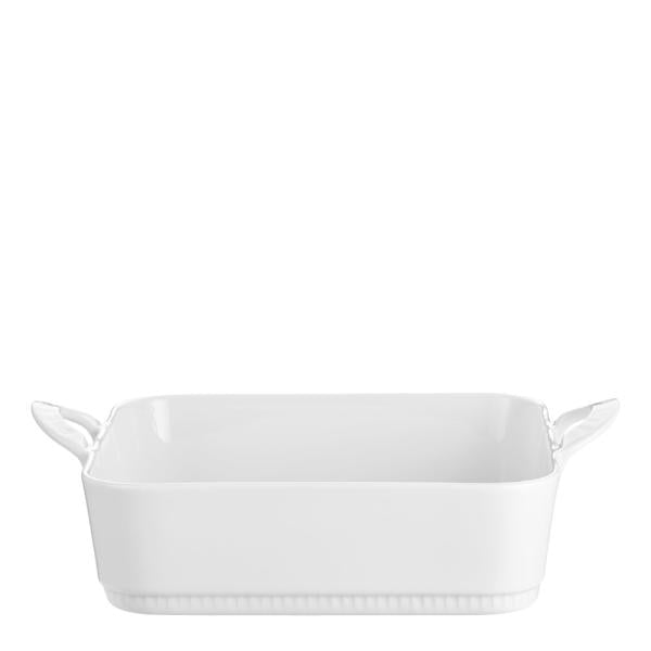 Toulouse ildfast form 22x22x6 cm hvit