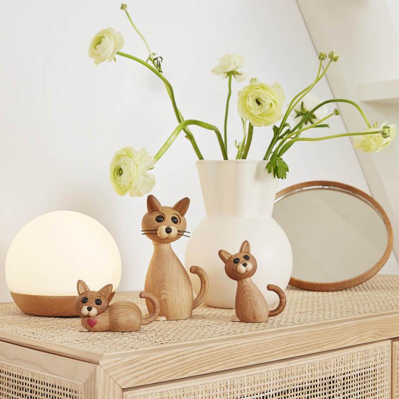 Lucky trefigur katt 15,9 cm