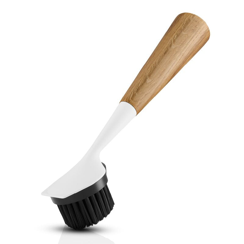 Oppvaskbørste 23 cm eik/hvit