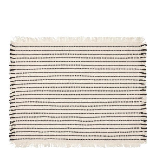 Elouise bordbrikke 41,5x32 cm 2 stk offwhite/black