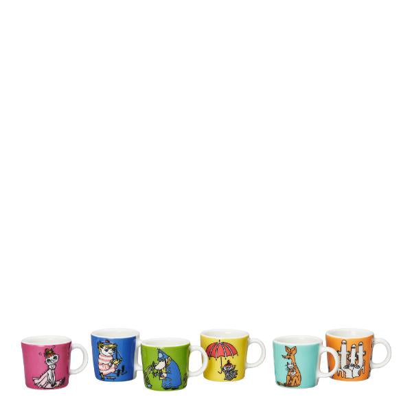 Mummikopp Mini 3 cm Klassikere 6 stk