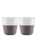 Espresso krus 8 cl 2 stk grå