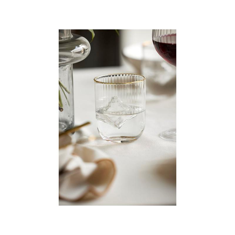Palermo tumbler 35 cl 4 stk gold