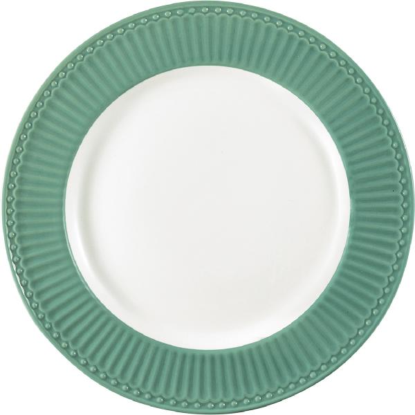 Everyday Alice tallerken 26,5 cm dusty green