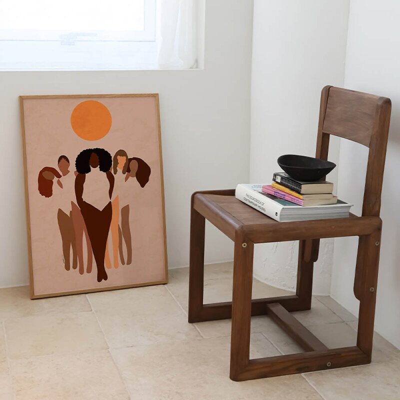 Carelle N'guessan poster 30x40 cm w.o.m.e.n