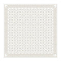 Åttebladrose bordduk 150x150 cm beige