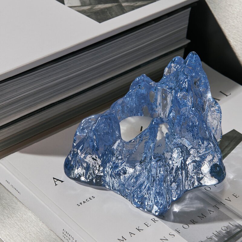 The Rock lyslykt 9,1 cm ice blue