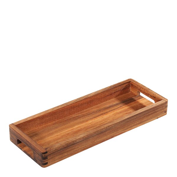 Serveringsbrikke i akasietre 40x15x4,5 cm