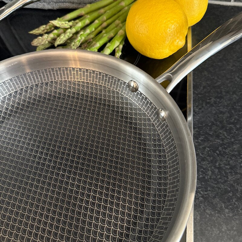 Optimal stekepanne 24 cm med belegg blank