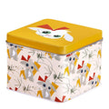 Kanin matboks 8x10 cm gul