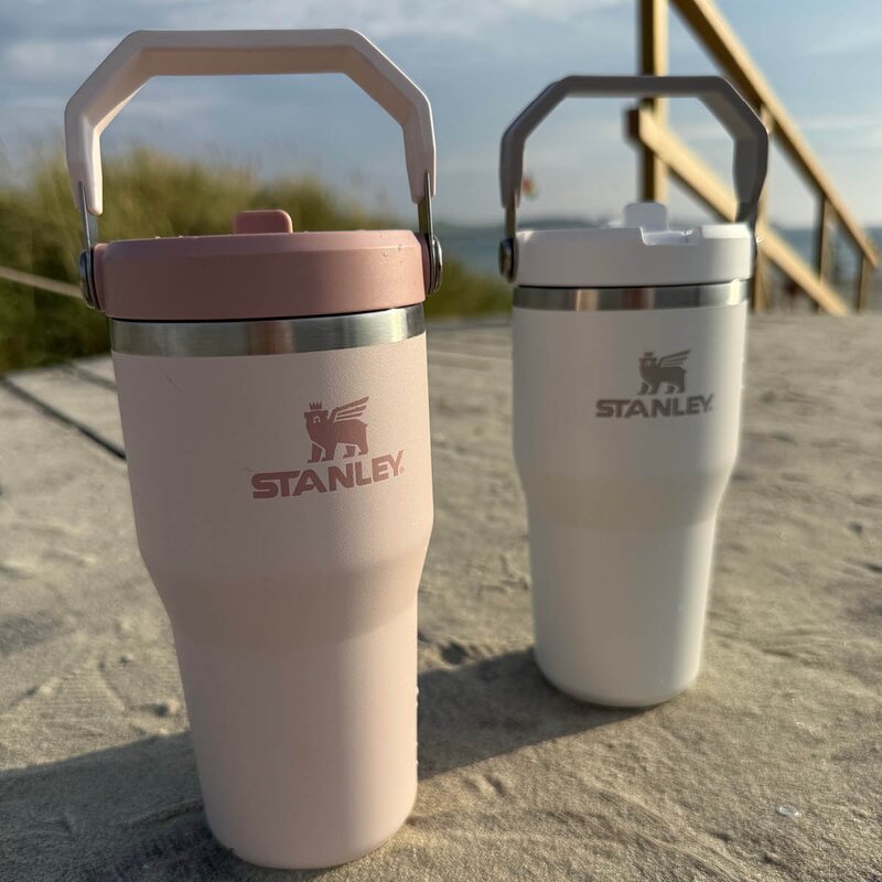 Iceflow flip straw tumbler termoflaske 0,6L frost