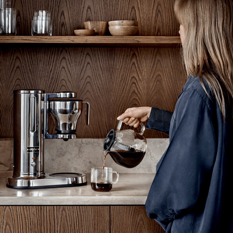 Aarke kaffetrakter stål