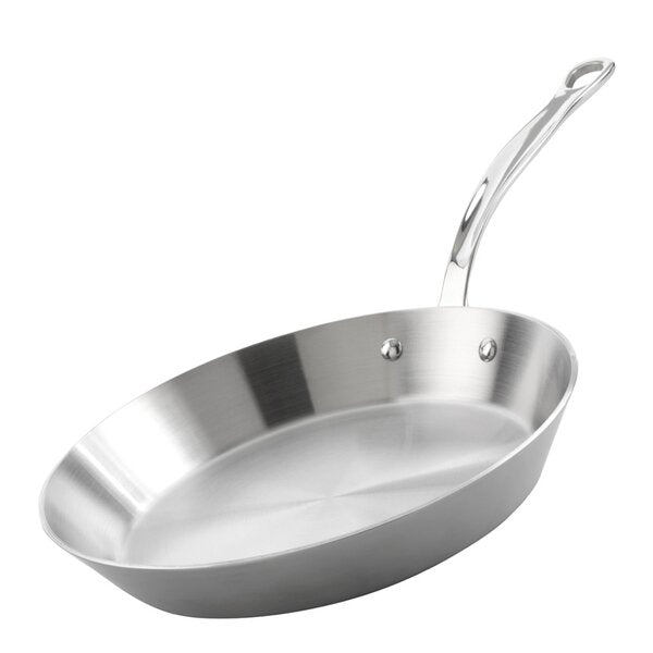 Stekepanne 26 cm rustfritt stål