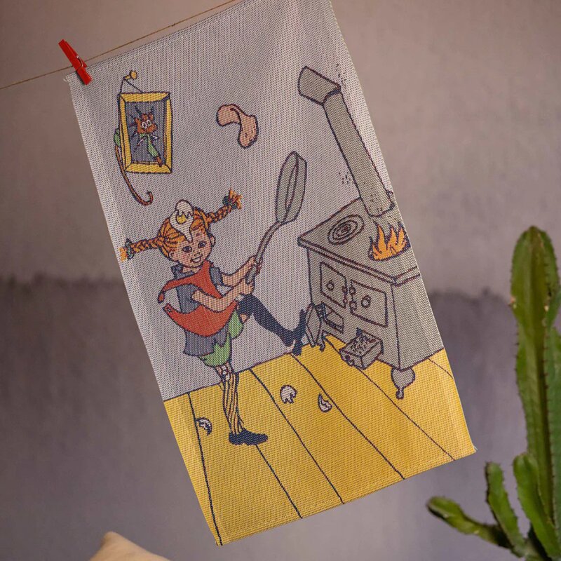 Pippi kjøkkenhåndkle 40x60 cm pannekakekos