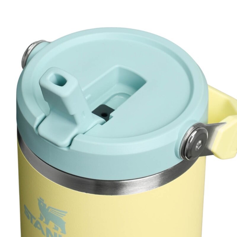 Iceflow flip straw tumbler termoflaske 0,89L gul