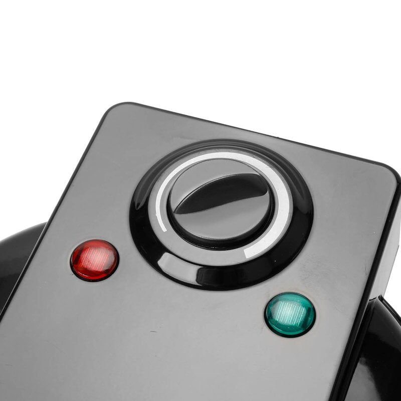 Vaffeljern enkelt 1200W svart