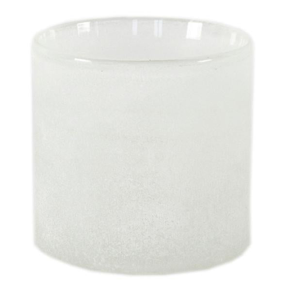 Frost lyslykt 9x9 cm white
