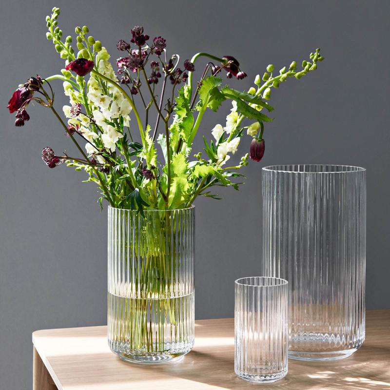 Vase glass 15 cm klar