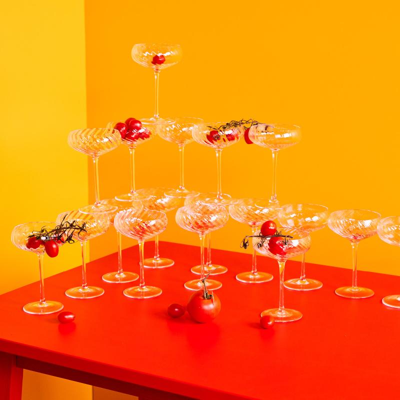 Opacity champagneglass 30 cl 2 stk klar
