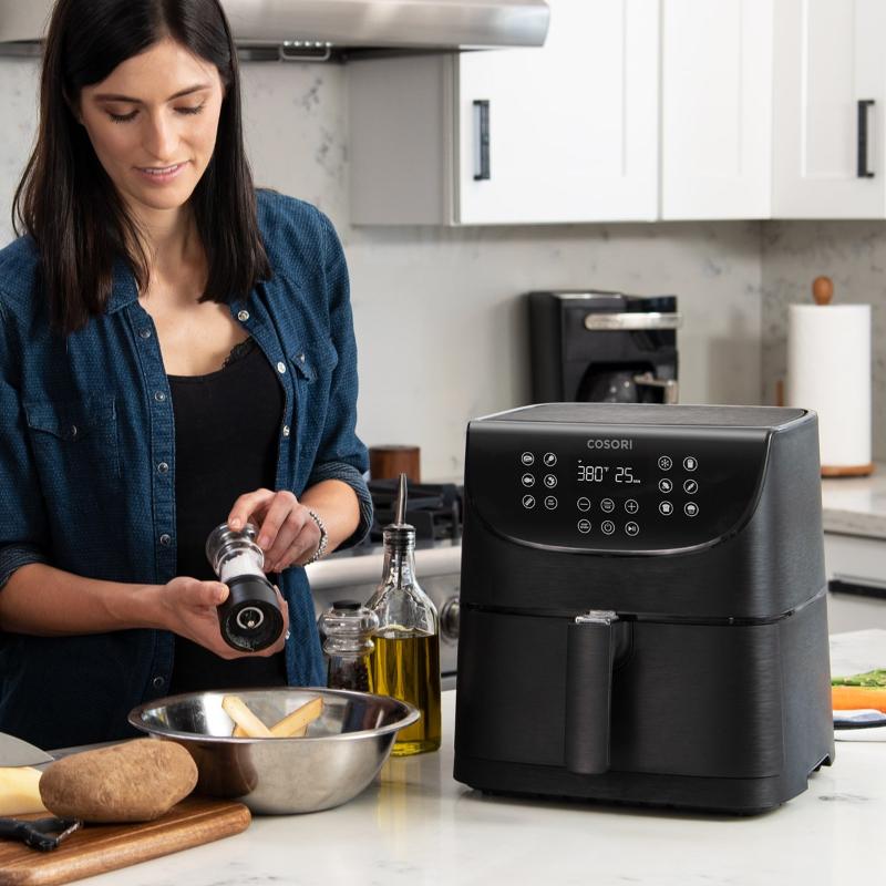 Premium Smart airfryer 5,5L/2,2 kg svart