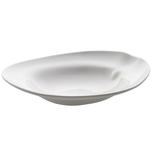 Shell dyptallerken 25x26x7 cm hvit