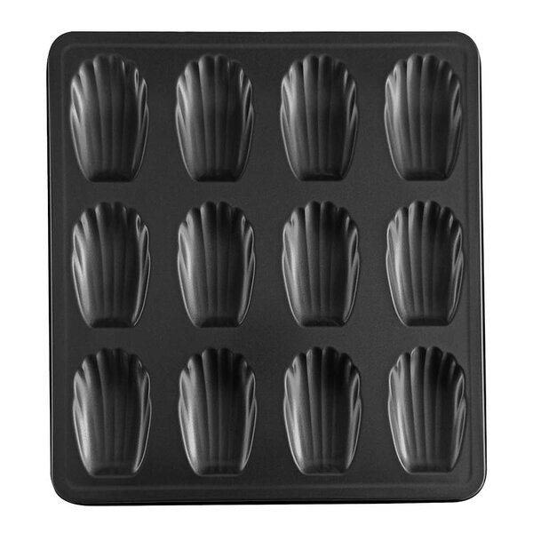 Sweet Magic madeleineform 26,5x24,5 cm 12 stk svart