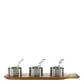 Serveware minikasserollesett 3 deler 9 cm stål