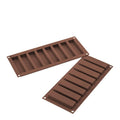 My Snack silikonform for barer 10x2,6x1,6 cm 8 stk