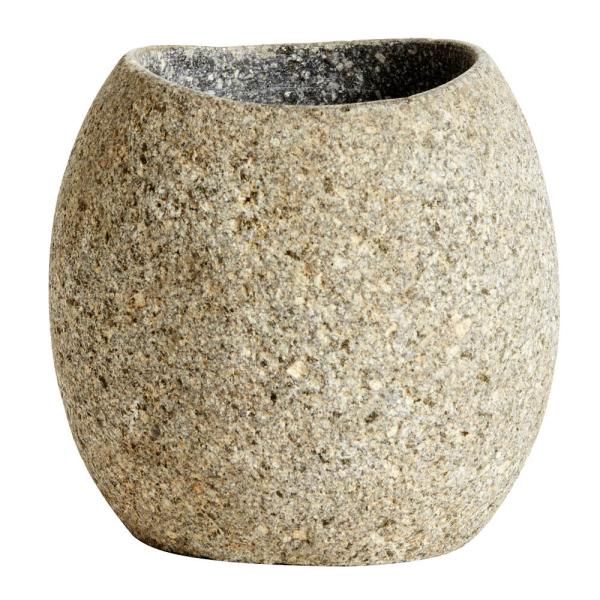 Valley eggeglass 6x11 cm stein grå