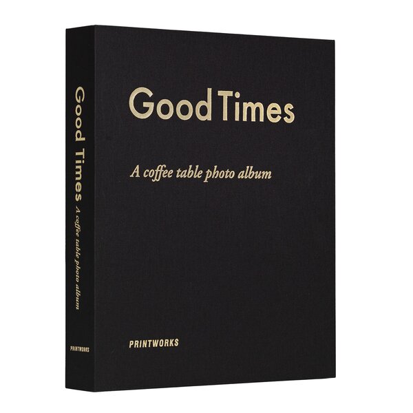 Fotoalbum good times svart