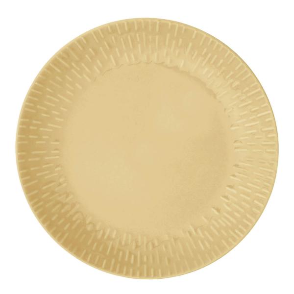 Confetti frokosttallerken 24 cm mustard