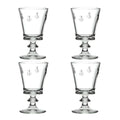 Abeille vinglass 24 cl 4 stk klar