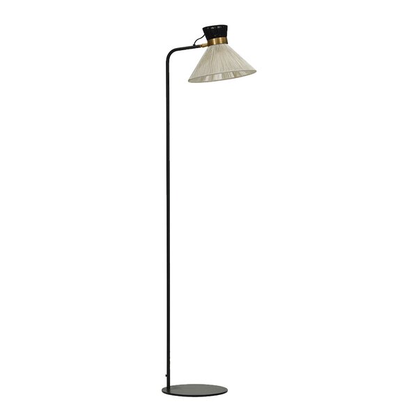 Cord gulvlampe 132 cm svart