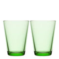Kartio glass 40 cl 2 stk eplegrønn