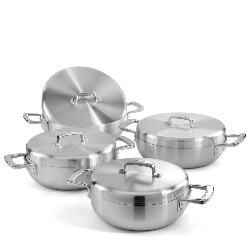 Sautépanne med lokk 28 cm urban rustfritt stål