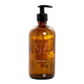 Empty glass bottle tom såpedispenser 500 ml Dish Soap brun