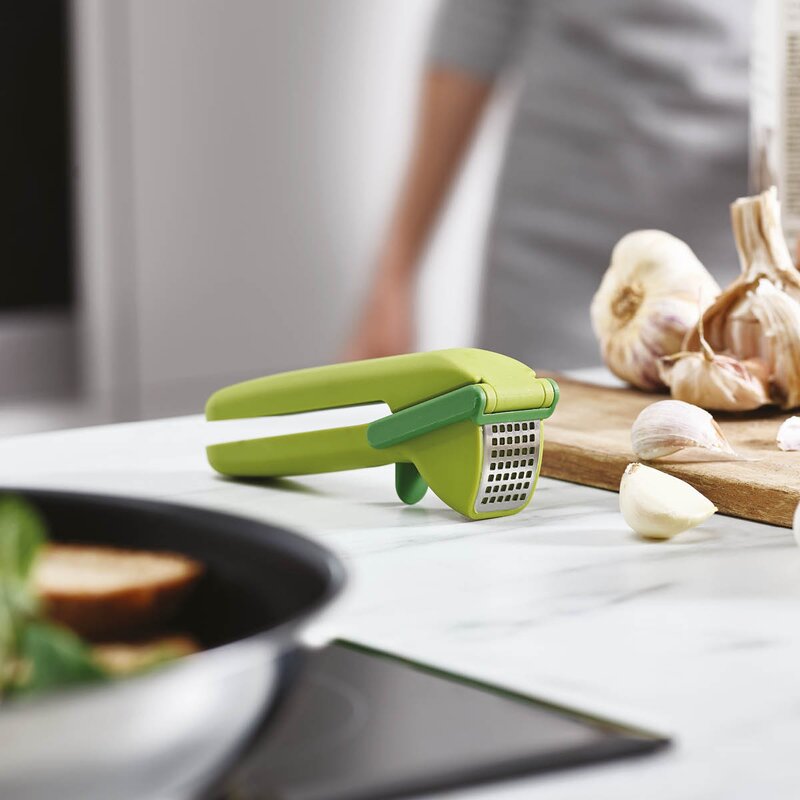 CleanForce hvitløkspresse 6 cm grønn